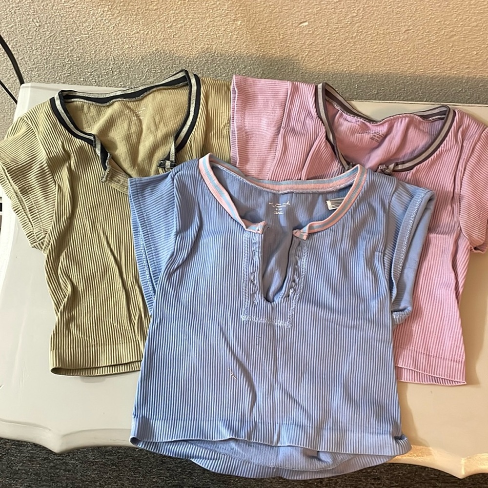 bundle of shirts